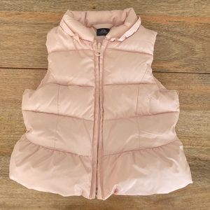Gap baby light pink puffer vest jacket